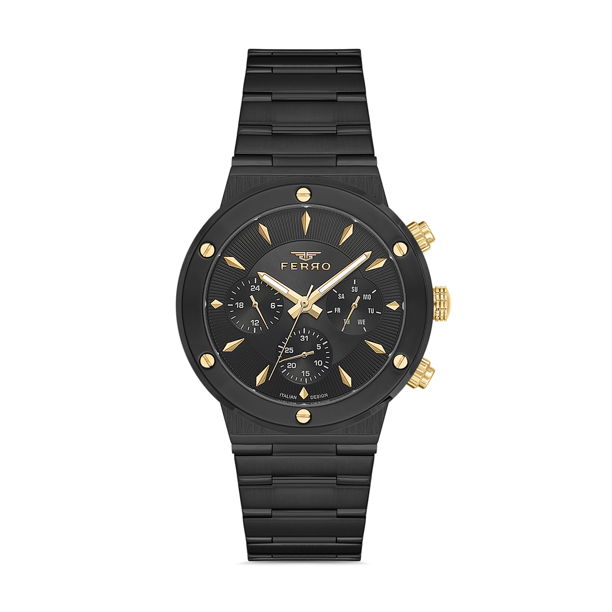 MONTRE FERRO HOMME M.FONCTION ACIER
